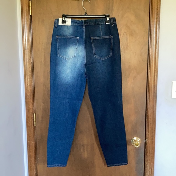 Gemma Rae high rise jegging 2 toned retro stretch bounce back fabric size 15 jrs - Picture 12 of 17